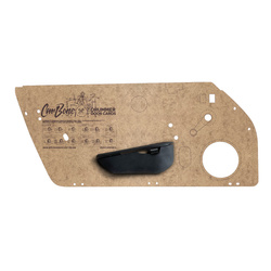 CarBone Drummer Door Cards - Raw