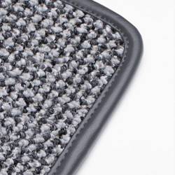 Grey Houndstooth floor mats